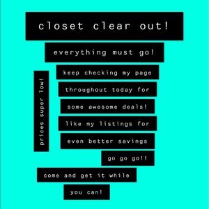 clothes, shoes, kids clothes and more!